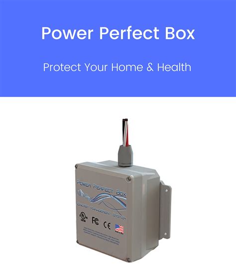 device to clean up electric power to cable box|power perfect box.